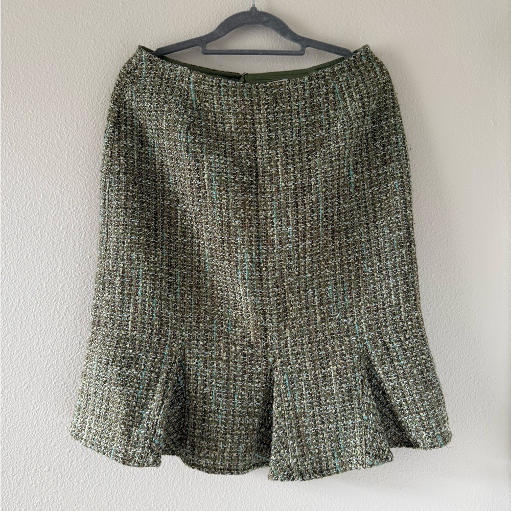 EUC Vintage Tweed Fit and Flare Skirt | Sz 6P